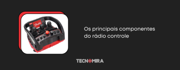 Os principais componentes do rádio controle